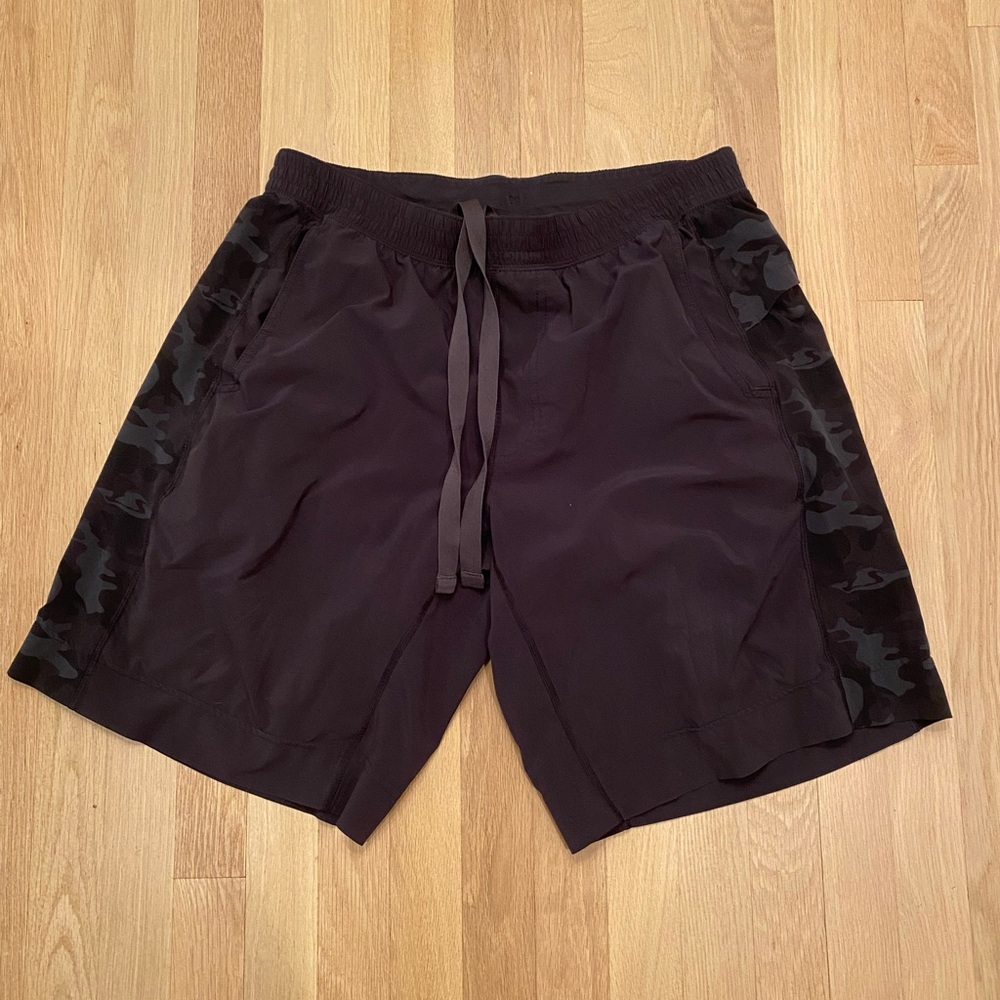 Men’s Black/camo Lululemon Shorts